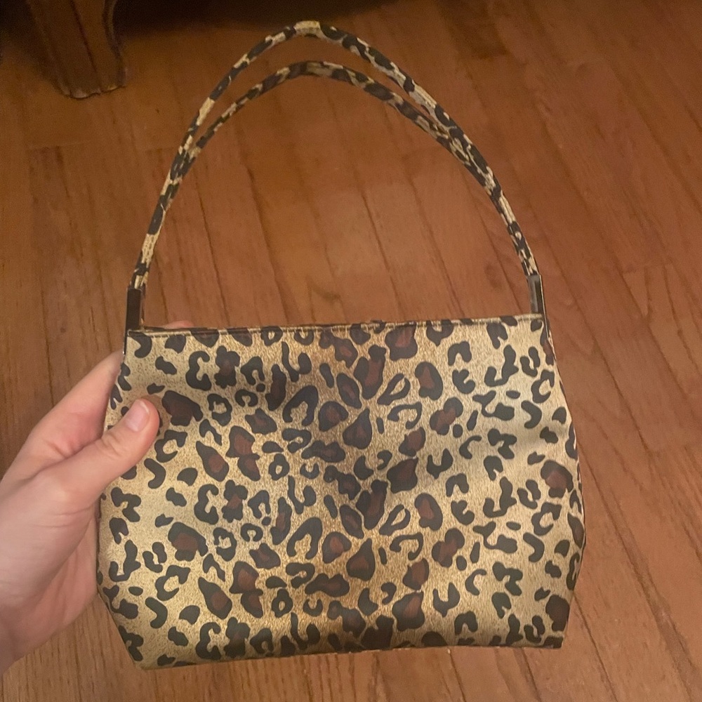Nine West Leopard Print Small Handbag